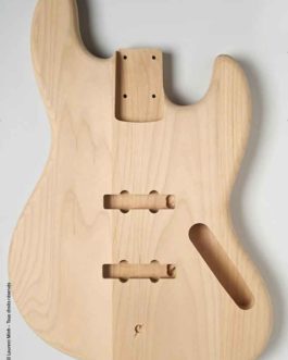 HOSCO® JAZZ BASS® BODY ALDER 3pcs SANDED UNFINISHED