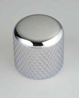 DOME KNOB CHROME  (2)