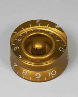 BELL KNOB FOR METRIC POTS (18 SPLINES) GOLD