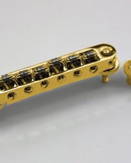 TONEPROS TUNEOMATIC 4.5mm SMALL POSTS W/ ROLLER SADDLES GOLD
