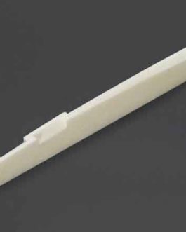 WHITE BONE ACOUSTIC SADDLE COMPENSATED 75 x 8/6.5 x 3 mm