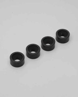 NECK BUSHINGS BLACK 12 x 6mm (4PCS)