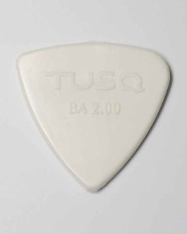 TUSQ PICK BI-ANGLE BRIGHT / WHITE 2.00mm (4 PCS)