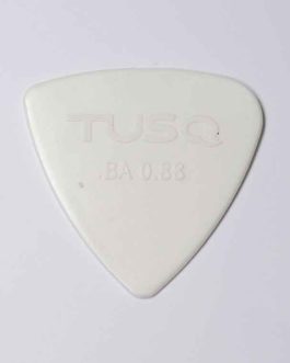 TUSQ PICK BI-ANGLE BRIGHT / WHITE 0.88mm (4 PCS)