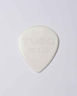 TUSQ PICK TEARDROP BRIGHT / WHITE 1.00mm (6 PCS)