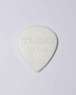 TUSQ PICK TEARDROP BRIGHT / WHITE 1.40mm (6 PCS)