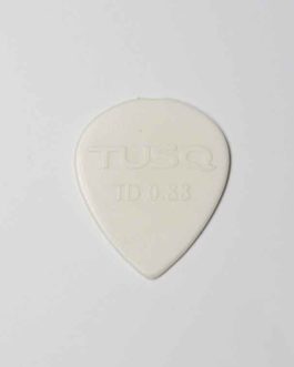 TUSQ PICK TEARDROP BRIGHT / WHITE 0.88mm (6 PCS)