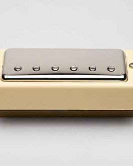 MINI HUMBUCKING 8.3ko 6 PLOTS CHROME + RING CREME