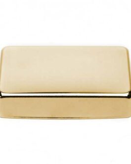 PICKUP COVER FOR HUMBUCKER NICKEL SILVER CLOSED GOLD