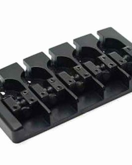 HIPSHOT A STYLE BASS BRIDGE 5 STRINGS 18mm ALU BLACK