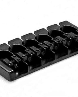 *HIPSHOT A STYLE BASS BRIDGE 6 STRINGS 18mm ALU BLACK