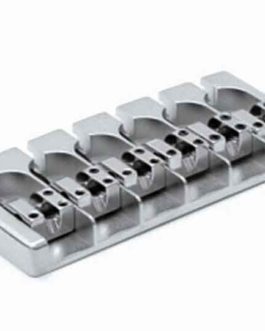 *HIPSHOT A STYLE BASS BRIDGE 6 STRINGS 18mm ALU CHROME