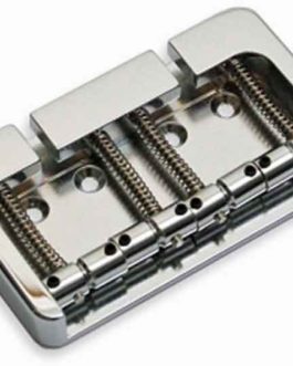 HIPSHOT B STYLE BASS BRIDGE 4 STRINGS 19mm ALU CHROME