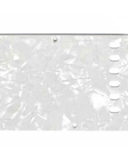 TREMOLO PLATE WHITE PEARLOID 4-PLY .100″ E-E 56mm