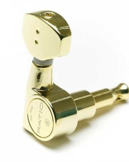 RATIO ELECTRIC MACHINE HEADS 6X1 GOLD