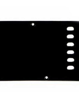 TREMOLO PLATE BLACK MATTE 1-PLY .060″ E-E 56mm