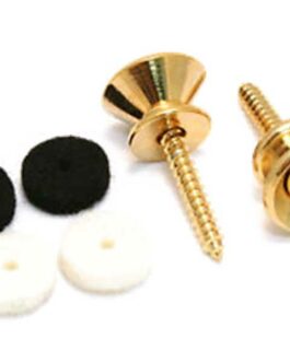 FENDER® PURE VINTAGE STRAP BUTTONS, GOLD (2)